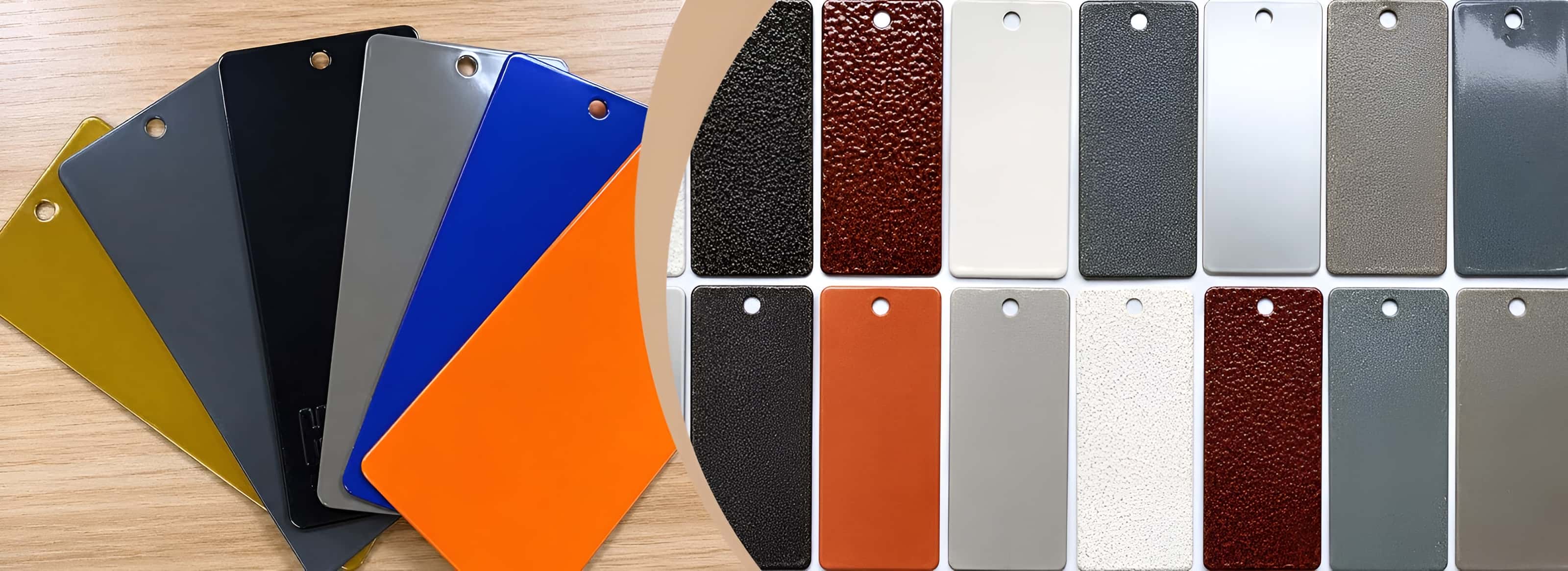 Powder coating banner two