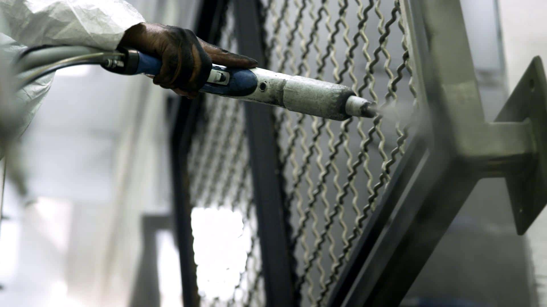 Powder coating for automotive components
