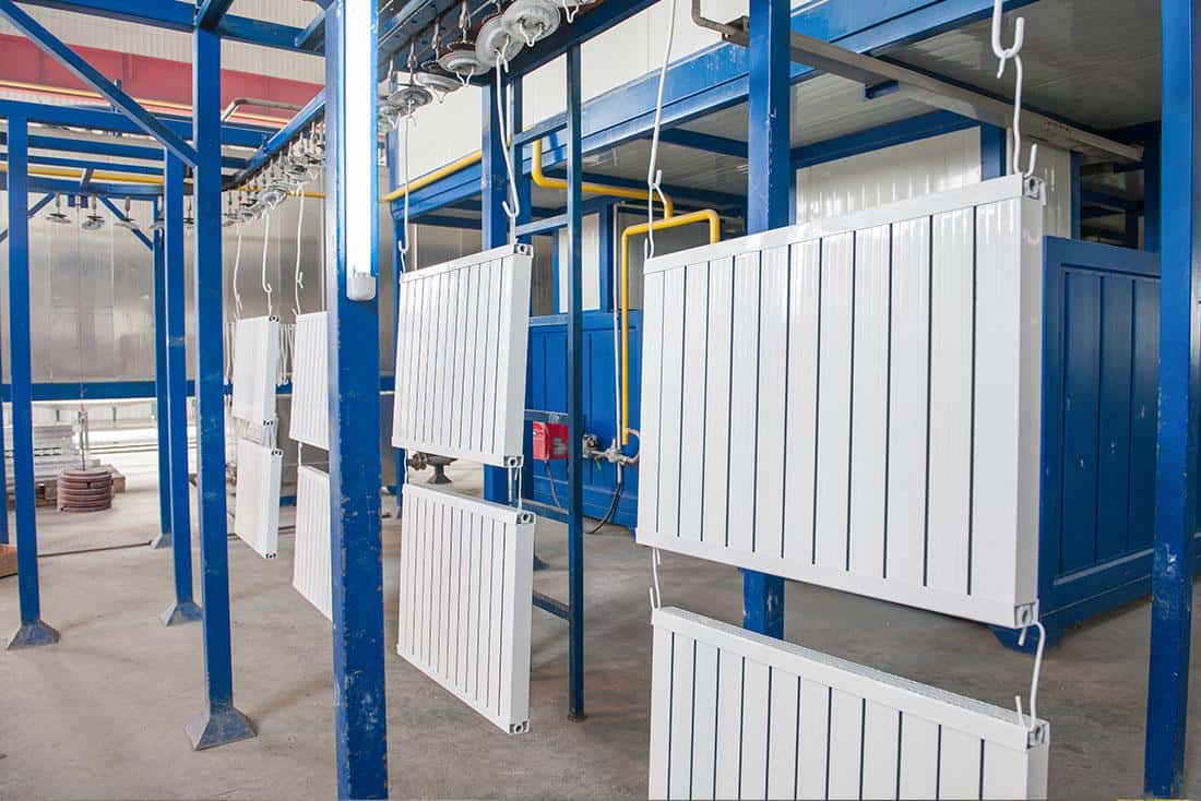 Powder coating for garden and outdoor furniture